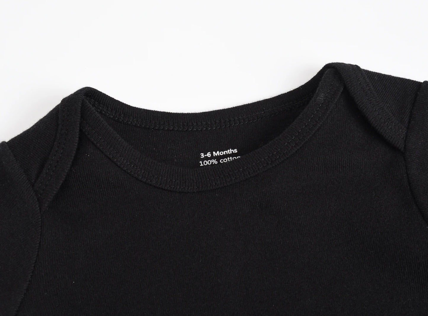 Honeyzone 3PCS Schwarz Baby Jungen Kleidung Sets Langarm Body Baumwolle Weiche Overalls Unterwäsche Neugeborenen Loungewear Infant Outfit.