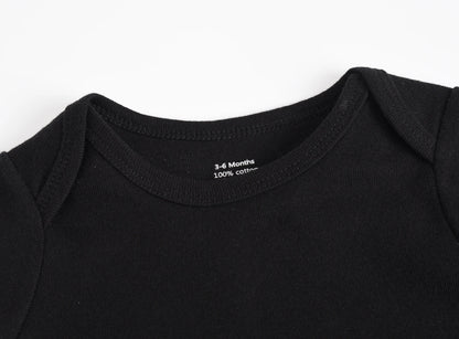 Honeyzone 3PCS Schwarz Baby Jungen Kleidung Sets Langarm Body Baumwolle Weiche Overalls Unterwäsche Neugeborenen Loungewear Infant Outfit.