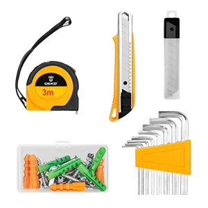 DEKO 126 Stück Elektrowerkzeug-Kombi-Sets mit 8 V Akku-Bohrschrauber, 10 mm 3/8 Zoll Schnellspannbohrfutter, professionelle Heim- und Haushalts-DIY-Handwerkzeug-Sets