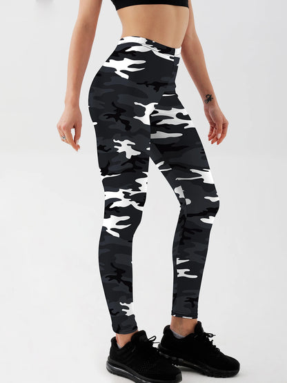 Fashion Women camouflage Leggings For Fitness High Waist Gym Legging Push Up Women navy Leggings.