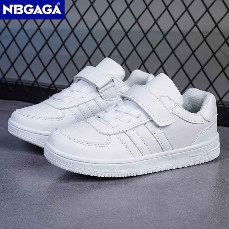 Boy Kids Sneakers White Shoes for Girls Sport Tenis Casual Children School Walking Running Shoes Non Slip Size 28-39.
