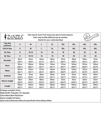 Muslim Hijab Dresses Abaya ZANZEA Spring Maxi Sundress Women Fashion Long Sleeve Pleated Party Dress IsIamic Clothing Robe Femme.