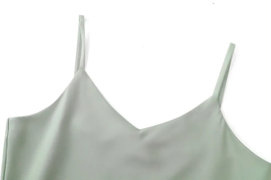 New Autumn Woman Long Sleeve Dress Suit Solid Color Tie With Bow Top And Milk Silk Knit Suspenders Dress Elegant Female Outwear.