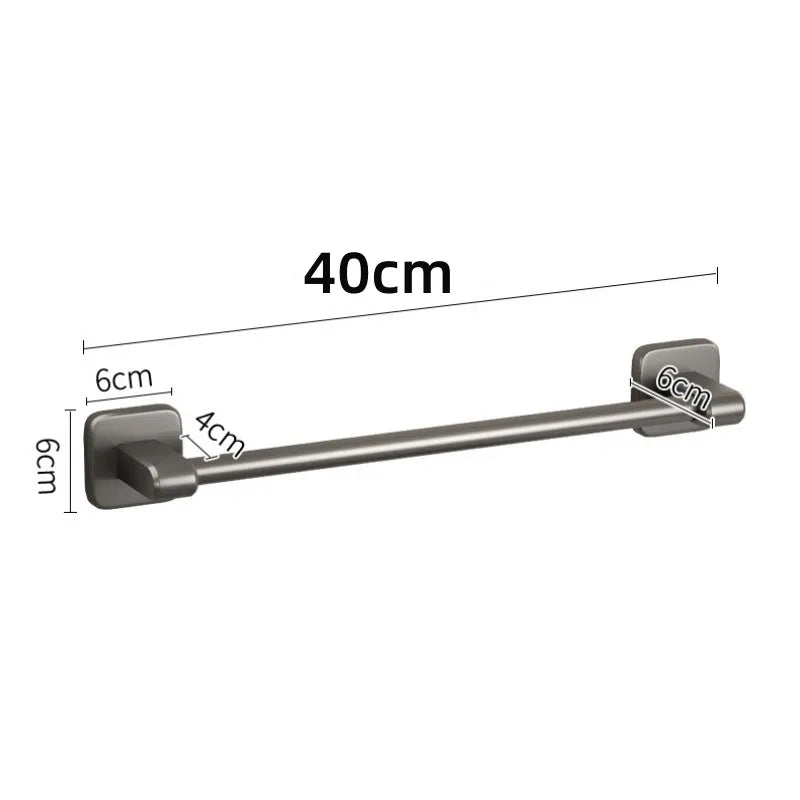 Bad Handtuchhalter ohne Bohren Badezimmer Schwarz Handtuchhalter Handtuchhalter Selbstklebender Badezimmer Handtuchhalter Handtuchhalter