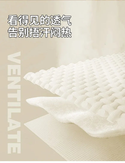 Home Textiles Comforter Stitch Printed Velvet Quilt Comforter Throw Blankets for Beds Winter Thicken Warm Quilt Core Bedding 이불.