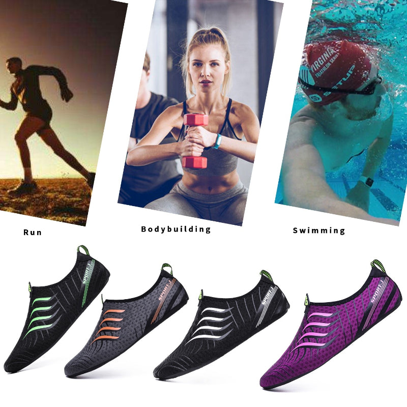 Männer Wasser Aqua Schuhe Frauen Schwimmen Turnschuhe Barfuß Sandalen Strand Waten Wohnungen Unisex Atmungsaktive Schnell Trocknende Schuhe.