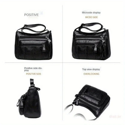 2025 New Large Capacity Middle aged Women's Bag Multi layer Lightweight Mother Bag Crossbody Bag Elderly Bag Shoulder Bag.