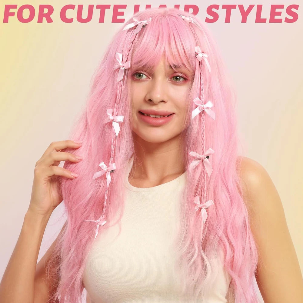 1 Set Pink Hair Accessories Set For Women Girls Hair Claw Hair Tie,Hair Scrunchies Rubber Band For Hair Fashion Hair Accessories.