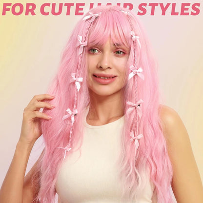 1 Set Pink Hair Accessories Set For Women Girls Hair Claw Hair Tie,Hair Scrunchies Rubber Band For Hair Fashion Hair Accessories.