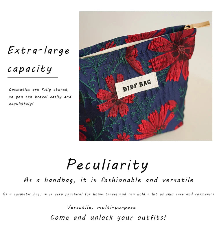 Mini Female Cosmetic Bag Portable Red Soft Small Sanitary Napkin Storage Bag Commuter Coin Key Bag Portable Bank Card Bag.