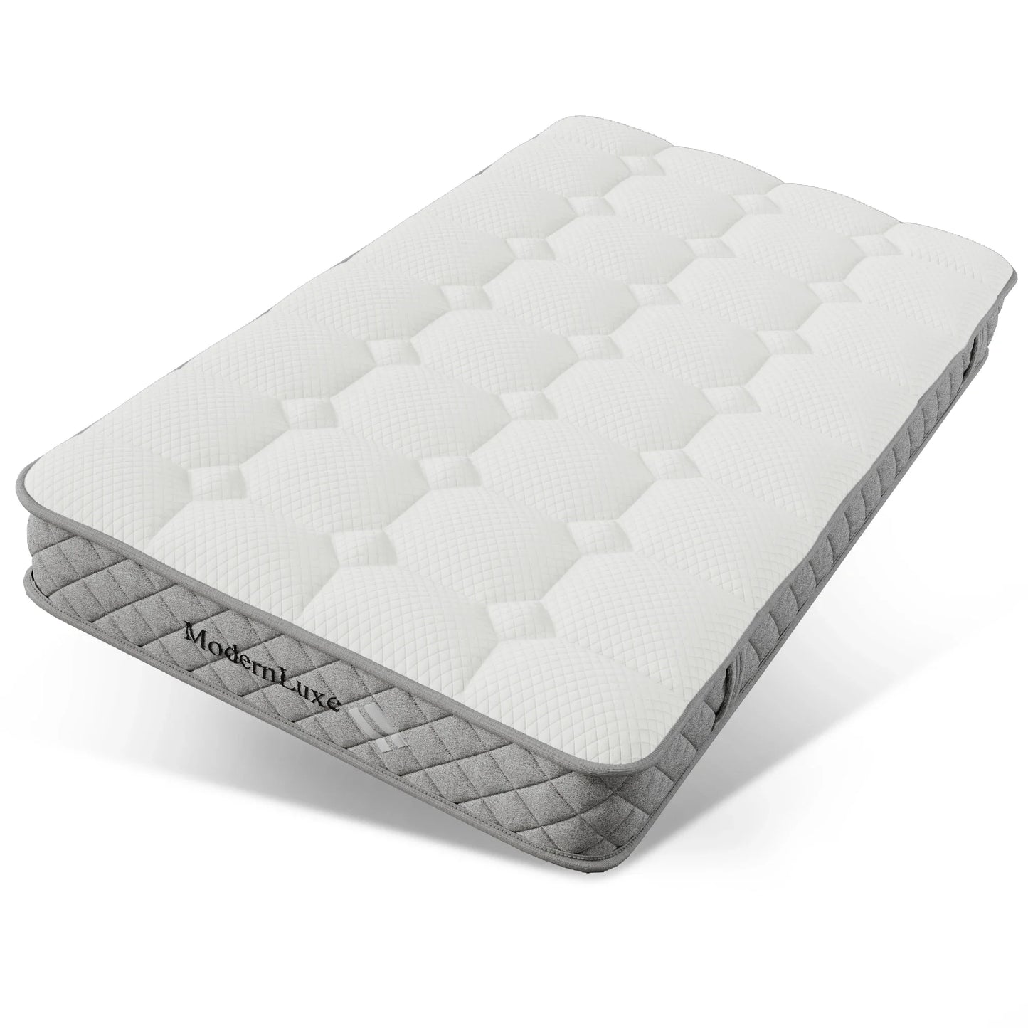 Orthopädische Kaltschaummatratze, 90 x 200 cm, mit 7-Zonen-Taschenfederkern, Festigkeitstufe H3 (mittelfest)