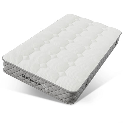 Orthopädische Kaltschaummatratze, 90 x 200 cm, mit 7-Zonen-Taschenfederkern, Festigkeitstufe H3 (mittelfest)