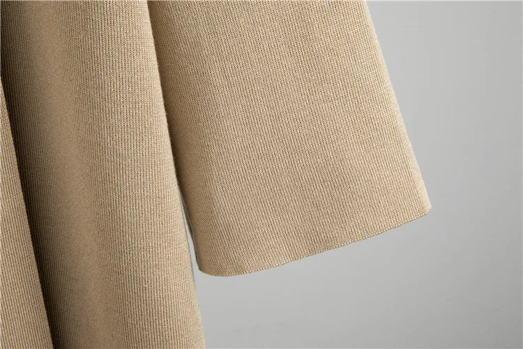 Women Knitted Sweater Muslim 3 Piece Set Long Cardigan Coat Skirt Vest Suit Knit Skirts Outfits Morocco Tracksuit Autumn Winter.