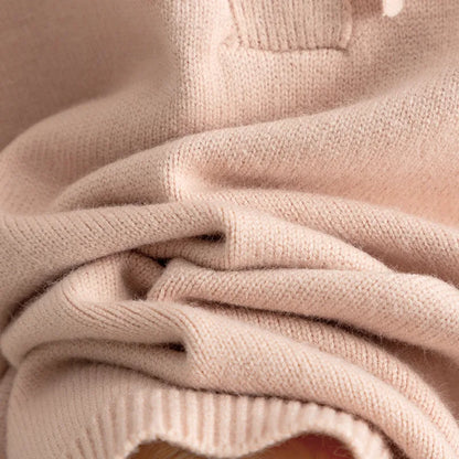 Autumn Winter 2025 New Fashion Women's Solid Color Casual Trendy Loose Knitted 2 Piece Sets Hooded Sweatshirts Wide Leg Trousers.