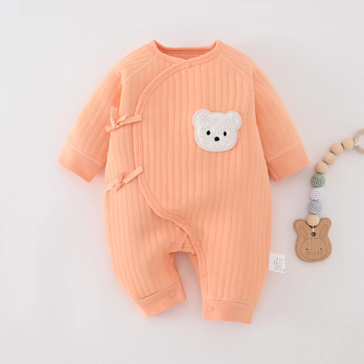 Jungen Mädchen Body Neugeborenen Winter Onesie Kleidung Baumwolle Kleinkind Hause Tragen 0-6M Verdickte Frühling und Herbst Kleidung.