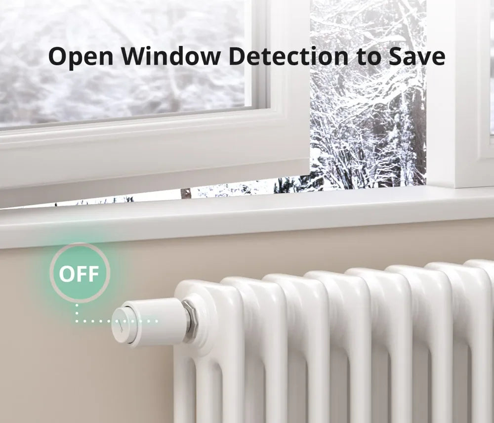 SONOFF TRVZB Zigbee Thermostatic Radiator Valve Smart Home Temperature Controller Remote Control Via Ewelink Alexa Google ZHA.