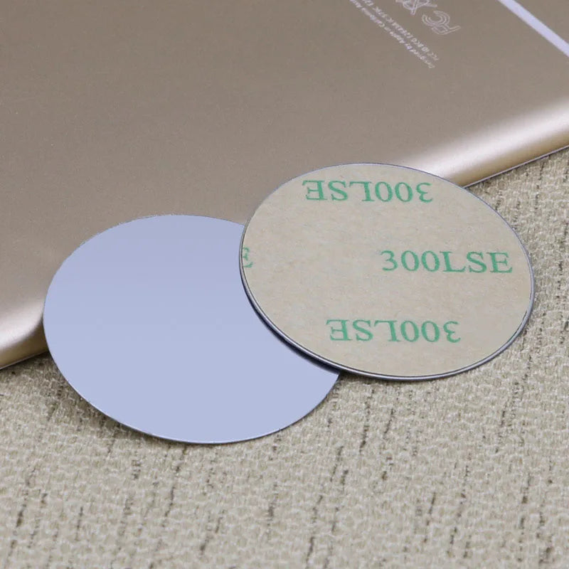 Metal Plate For Car Phone Holder Magnetic Universal Iron Sheet Disk Sticker Mount Mobile Phone Magnet Stand For IPhone.