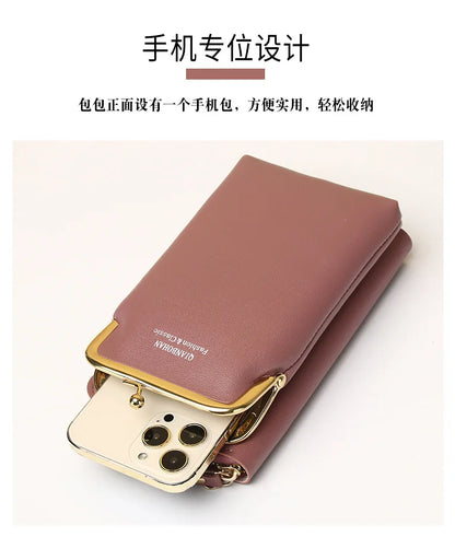 Fashion Ladies Small Crossbody Messenger Bags Women Shoulder Bag Wallet Mini PU Leather Card Holder Female Purse.