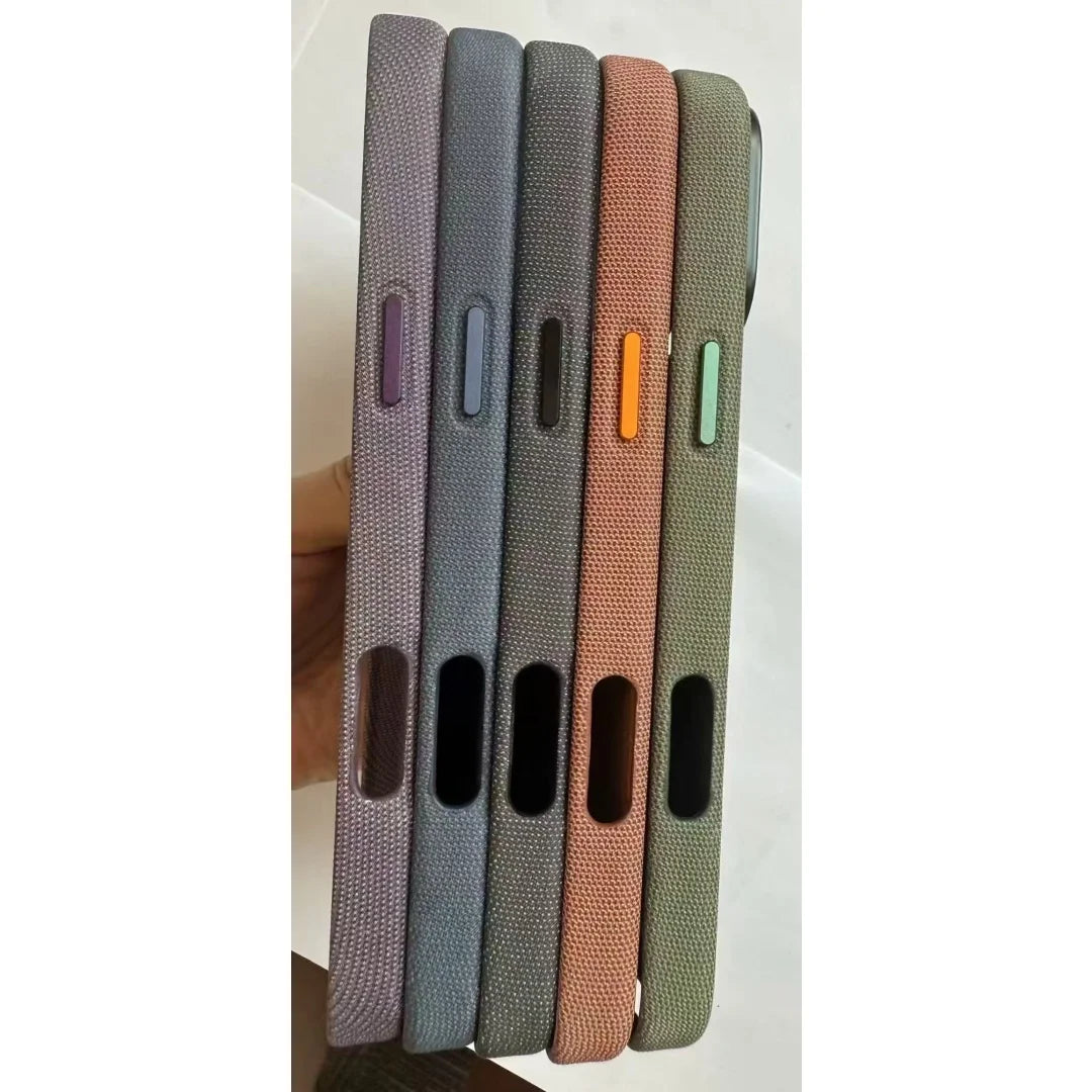 for Magsafe Techwoven Magnetic Case for Original IPhone 17Pro Max 17Pro Business Cases Wireless Charging Full Protect Cover.