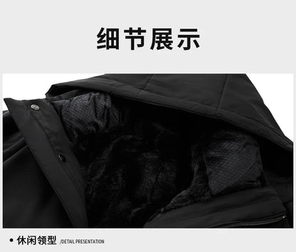 Top Grade Brand Casual Fashion Designer Warm Parka Coat Mens 2025 Newest Winter Jacket Quilted Windbreaker  Mens Clothes