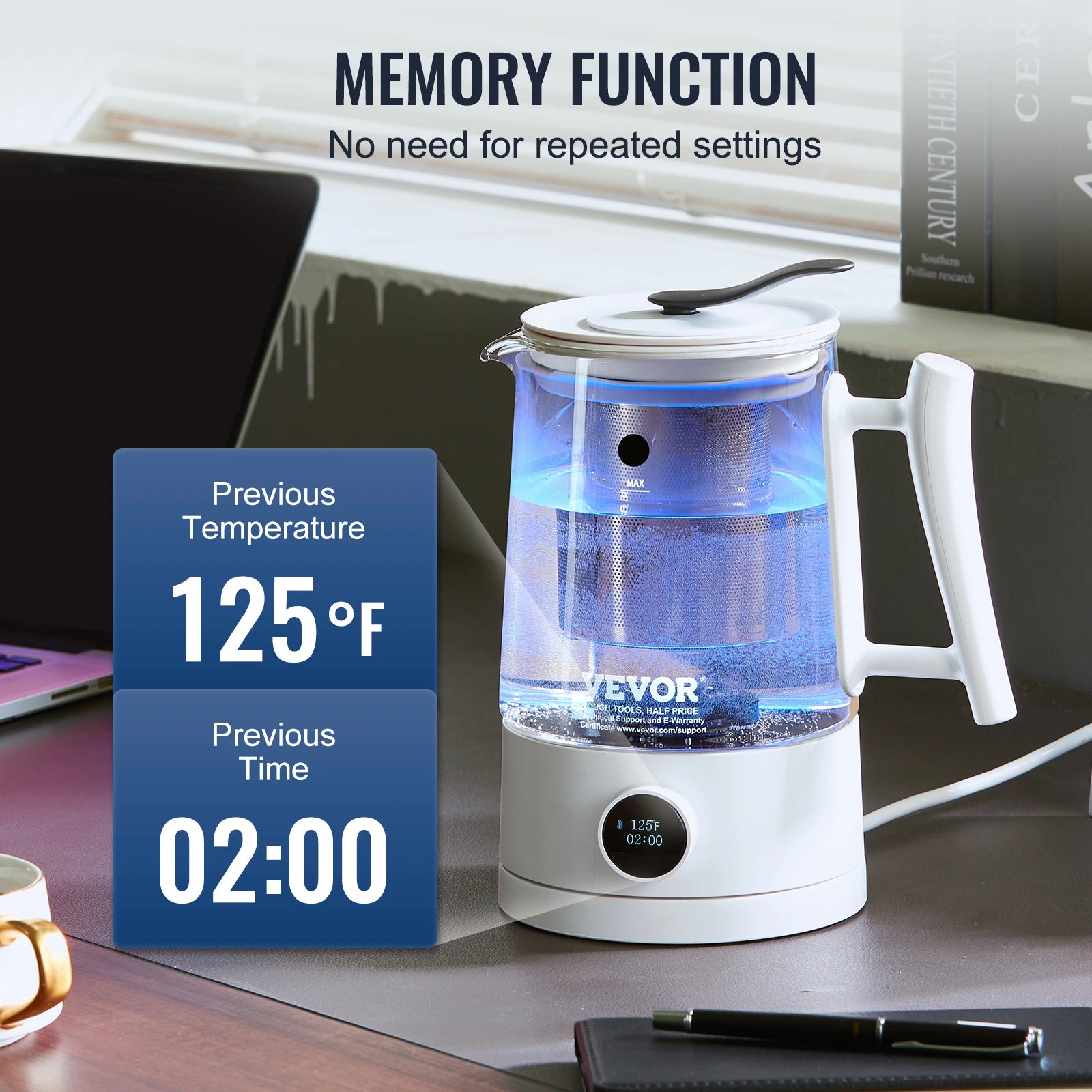 SucceBuy Hydrogen Water Pitcher1.5 L/ 52.8 oz Large Capacity Hydrogen Generator Water Kettle Hydrogen Rich Water Ionizer Machine.