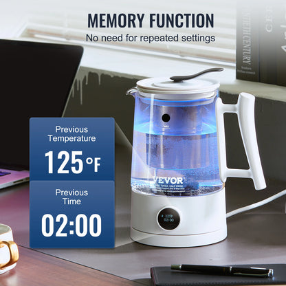 SucceBuy Hydrogen Water Pitcher1.5 L/ 52.8 oz Large Capacity Hydrogen Generator Water Kettle Hydrogen Rich Water Ionizer Machine.