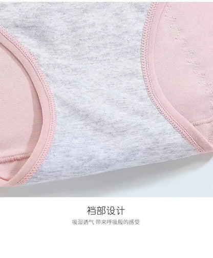 New Leak Proof Menstrual Panties for Women L-8XL Plus Size Cotton Underwear with Waterproof and Breathable Design for Periods.