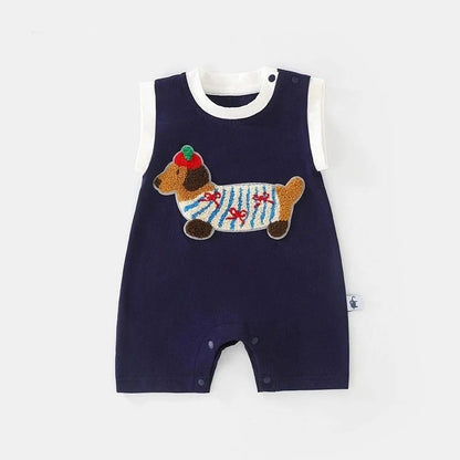 Baby Mädchen Strampler Sommer Kleinkind Baby Mädchen Kleidung Ärmellose Body Infant Atmungsaktive einteiliges Overall.