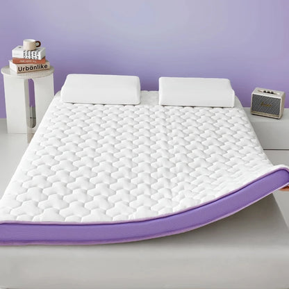 Schwammmatratze, elastisches Kissen, Zuhause, doppelt faltbar, Memory-Schaum, Latex, Tatami-Matte, Studentenwohnheim, Einzel-Schlafmatratzen