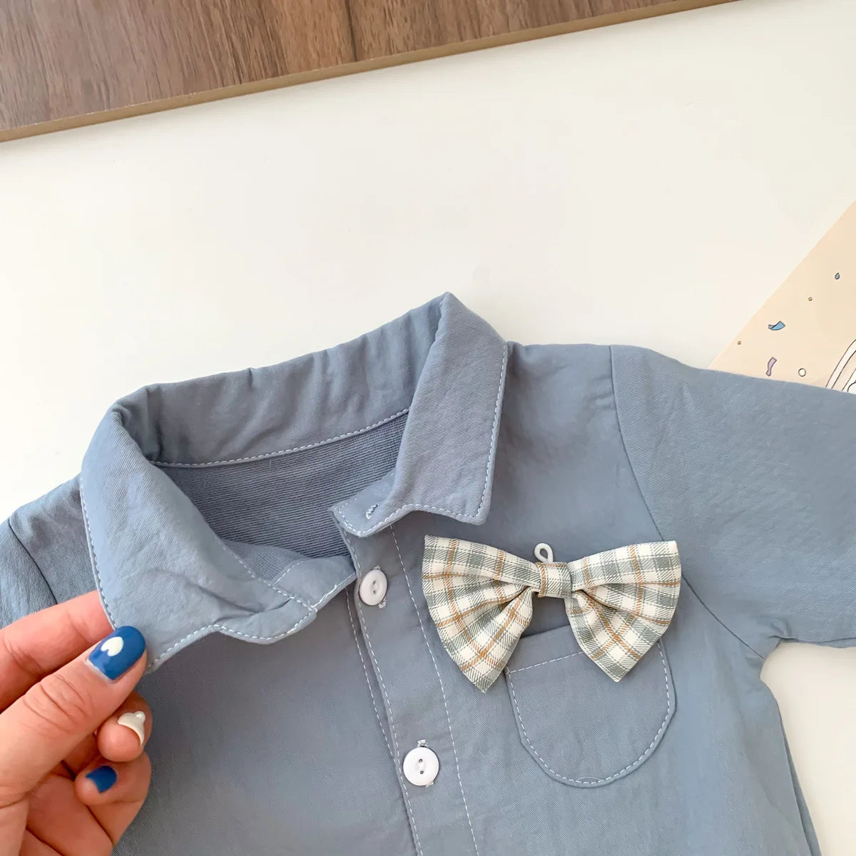 Neugeborenen Baby Prinz Sommer volle Hülse Fliege Gentleman Stil Outfits Infant Kinder Overalls Baumwolle Kleidung Mode Bodys.