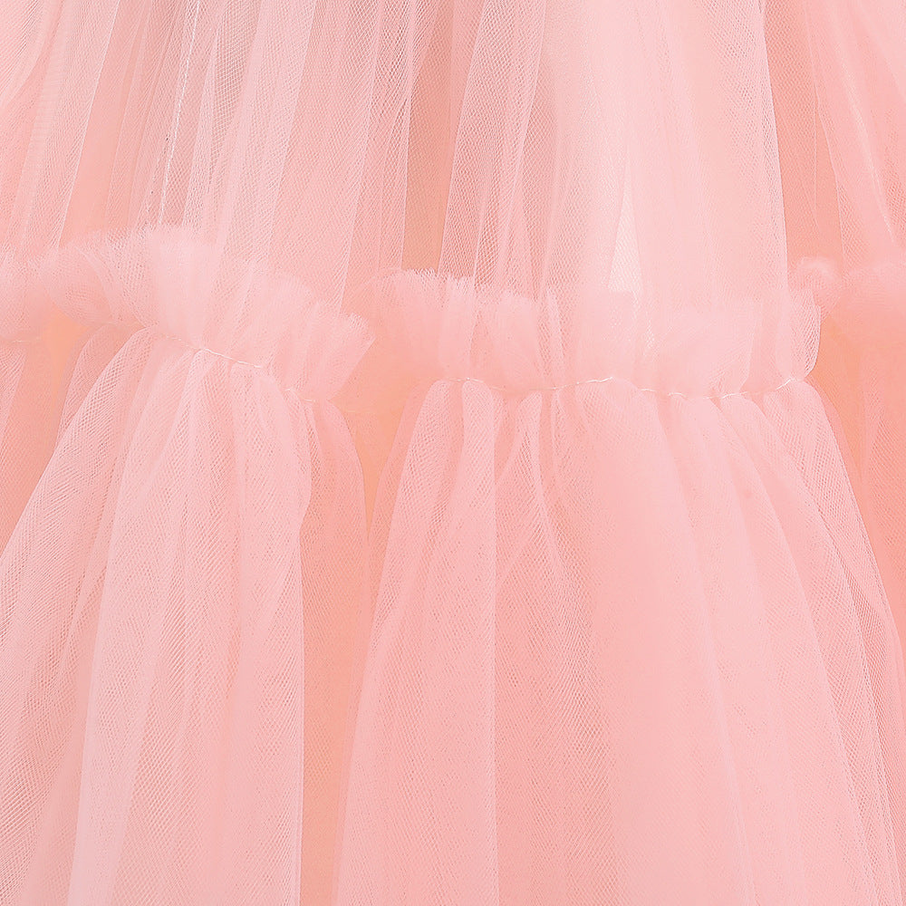 Formelle Abendkleider für Kinder, elegante Partykleider für Mädchen, Kleider mit abnehmbarem Prinzessinnenkleid