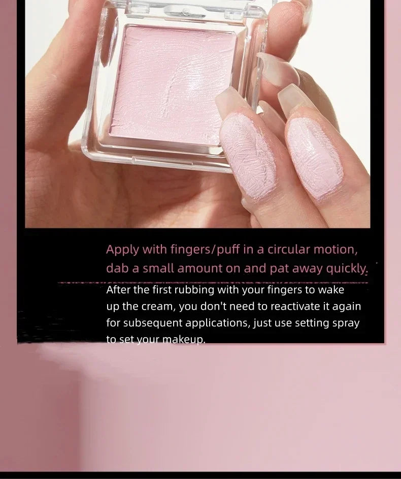 Judydoll Monochrome Blush Portable Silky Cream Multipurpose Blusher Eyeshadow Nude Natural Brighten Skin Tone Makeup Cosmetics.