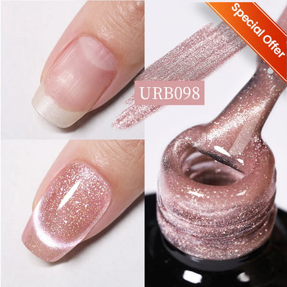 UR SUGAR 7/7.5ml Summer Blue Silver Gel Nail Polish Semi Permanent High Quality Soak Off UV LED Varnishes Nails Art Manicure.