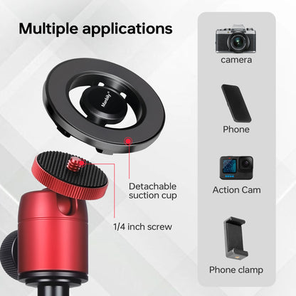 Manbily GF-M25 Aluminum Magnetic Golf Monopod Selfie Stick with Ground Spike Stakes Magnetic Tripod Stand for Golf Traing.