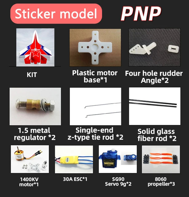 Fixed Wing Model Su27 RC Airplane With Microzone MC6C Transmitter with Receiver and Structure Parts For DIY F22 RC Aircraft