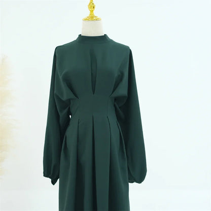 Ramadan Linen Abaya Dubai Turkey Islam Muslim Modest Dress Kaftan Prayer Clothes For Women Kebaya Robe Arabe Femme Musulmane