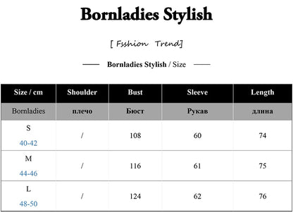 Bornladies 2025 Women's Spring Summer 100% Cotton Shirts Office Lady  Fashionable Solid Lady Long Sleeve Loose Tops Crepe Shirts.