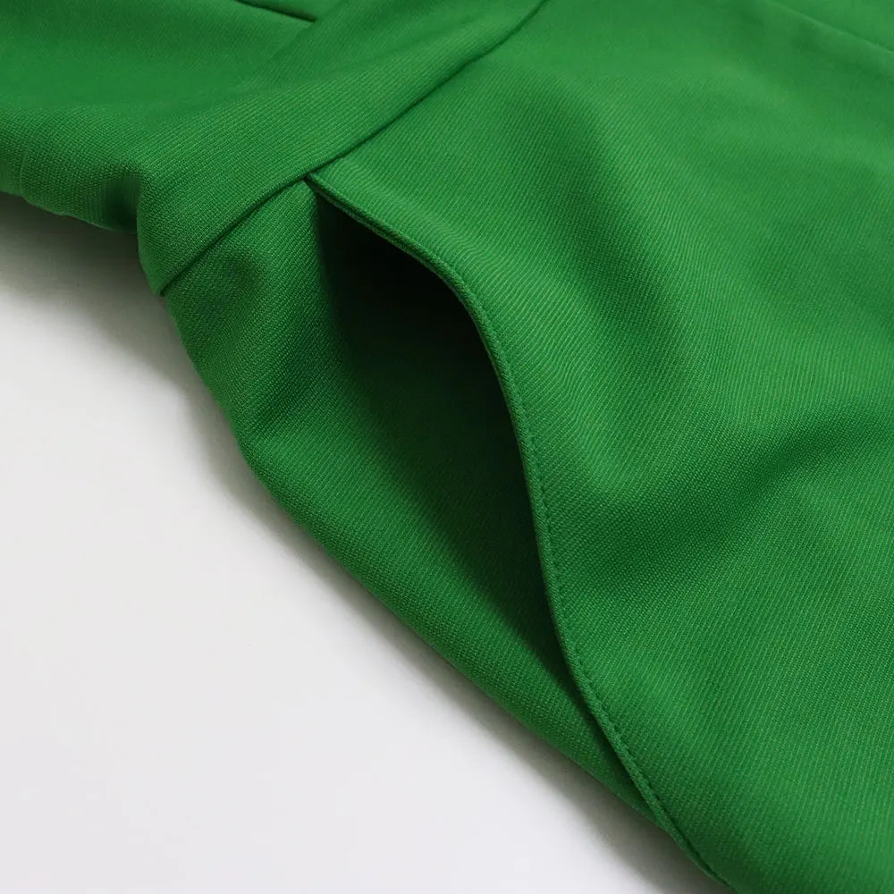 Ruffle One Shoulder Jumpsuit, Elegant Solid jumpsuit For Spring &Summer, women's Clothing.