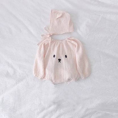 Neugeborenen Baby Body Mit Hut Langarm Bio-baumwolle Kleinkind Mädchen Jungen Kleidung Fotografie Kostüme Baby Mädchen Jungen Kleidung.