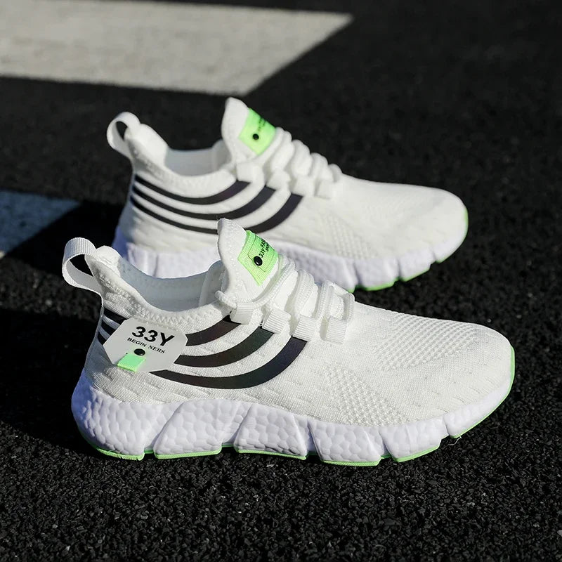 Men Casual Sports Shoes Breathable Lightweight Sneakers Summer Outdoor Tennis Running Walking Shoes Male Vulcanized Shoes Man.