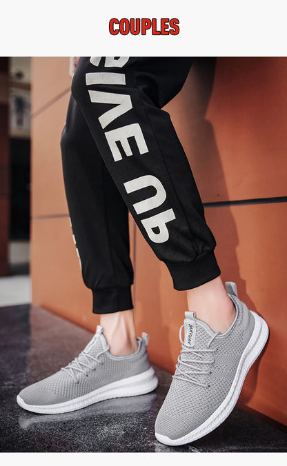 Men Walking Shoes Lightweight Breathable Sneakers 2024 Men Women Couple Casual Shoes Large-sized36-46 Flats Sneakers Men Shoes.