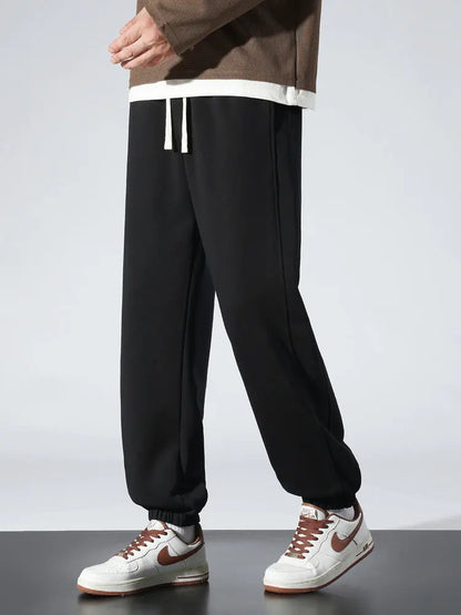 Winter Warm Jogger Pants Men/Women Unisex Style Home Basic Sweatpants Fleece Lined Thermal Sport Pants.