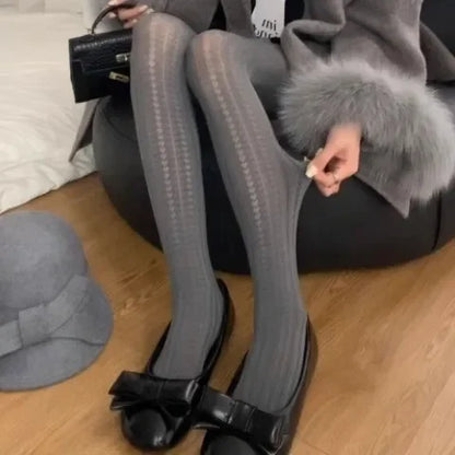 Women Stockings Sexy Slim Pantyhose Spring Autumn Winter Leggings New Solid Color Retro Super Stretch Tights Stockings