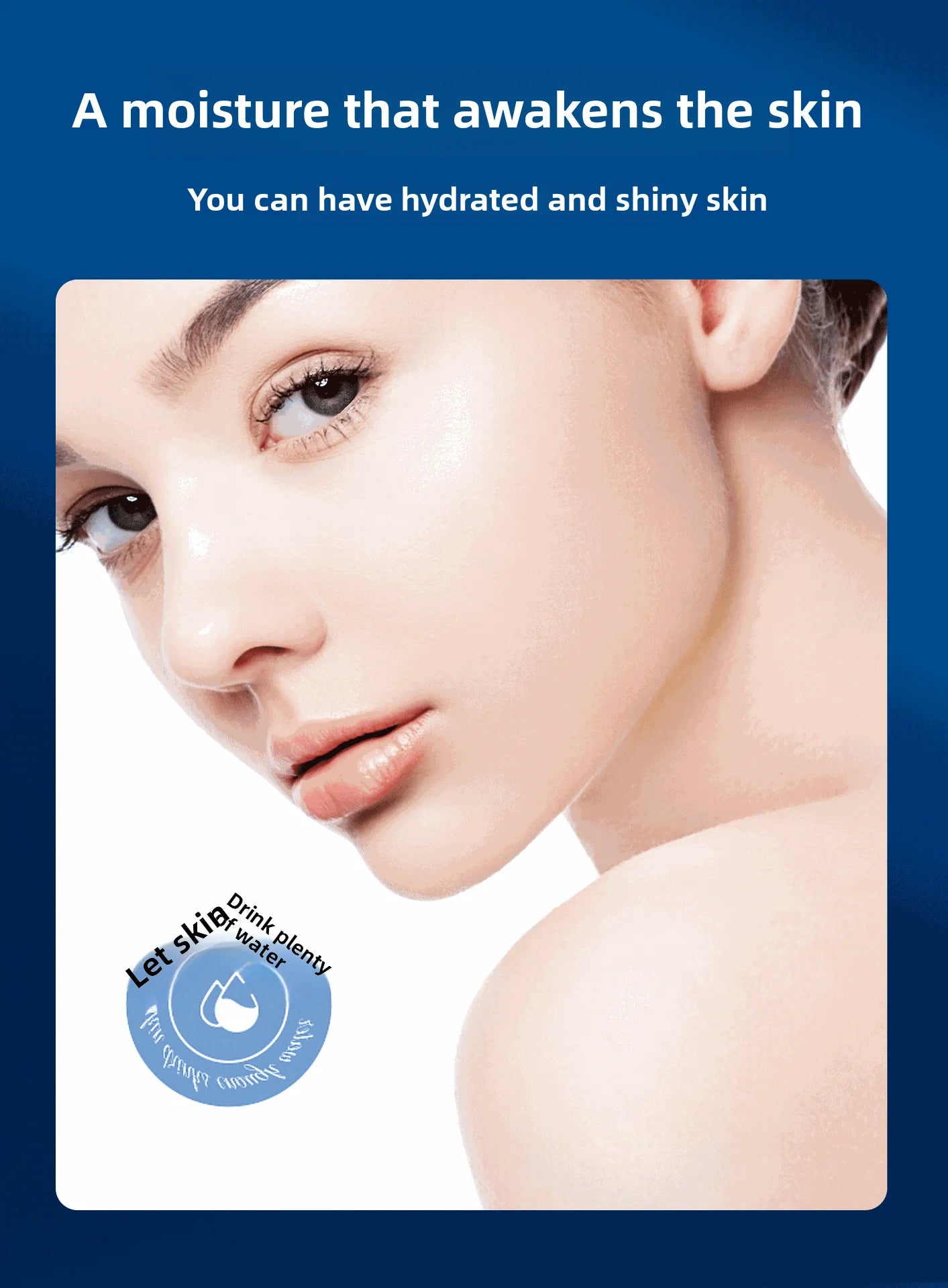 Hyaluronic Acid Serum Anti-Aging Moisturizing Shrink Pores Hydrating Whitening Essence For Microneedle Instruments Skin Care.