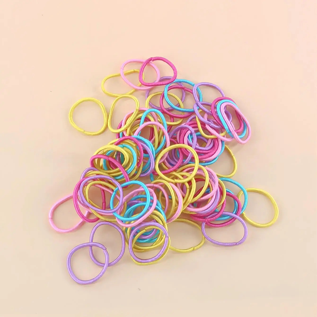 Girl Elastic Hair Bands Hair Pins Claw Clips Ponytail Hold Hair Tie Rubber Bands Scrunchie Hair Accessories Bands set for Girls.