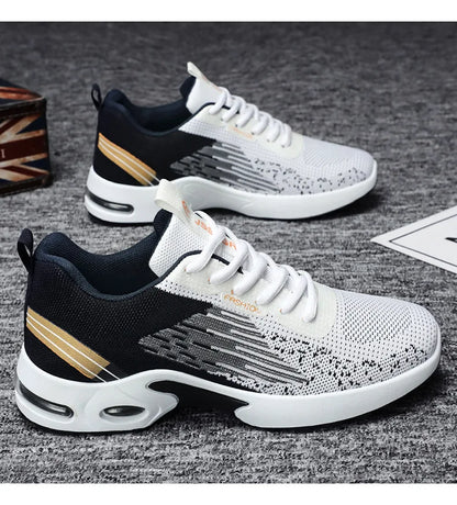 Plus Size 39-45 Shoes for Men Spirng Autumn Fashion Soft Sole Sports Casual Style Running Shoes Lace Up Comfortable Sneakers.