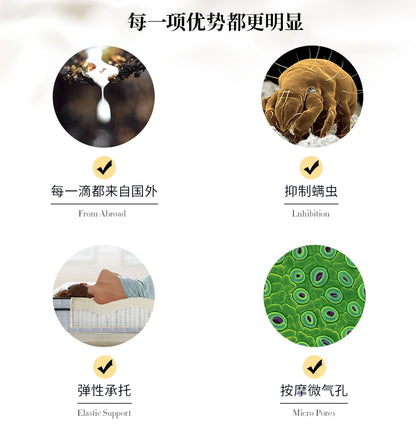 Naturlatex-Matratze 180 x 200 feste Luftmatratze King Double Colchones De Cama Cochao Casal Möbel für Schlafzimmer