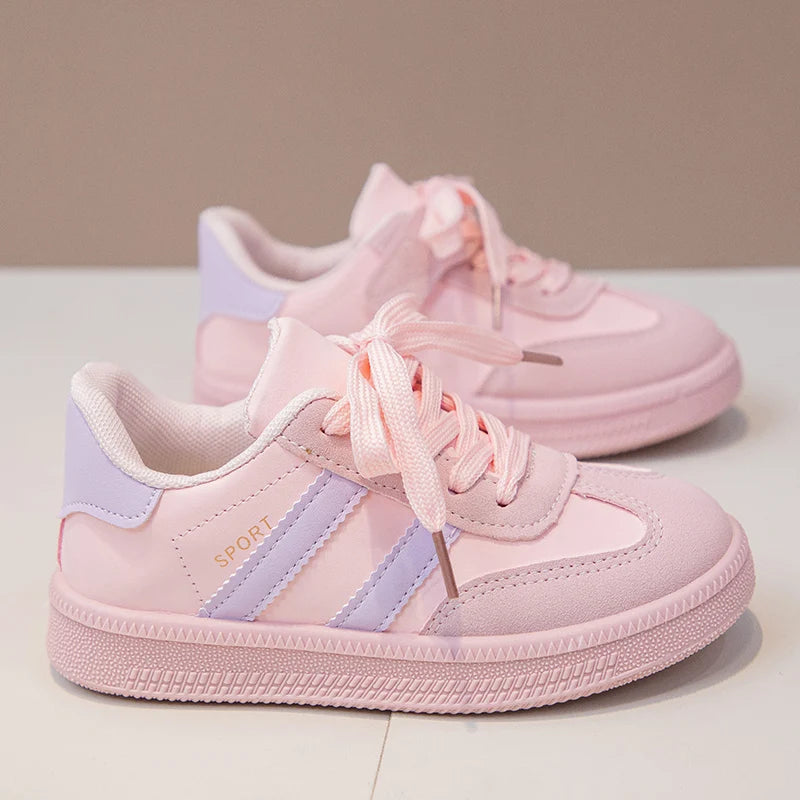 Children Tennis Shoes 2025 New Simple Kids Sneakers for Girls Patchwork Non-slip Boys Causal School Running Sneakers Non-slip