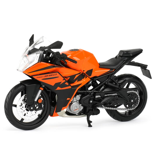 Maisto 1:12 KTM RC 390 Die Cast Vehicles Collectible Hobbies Motorcycle Model Toys.
