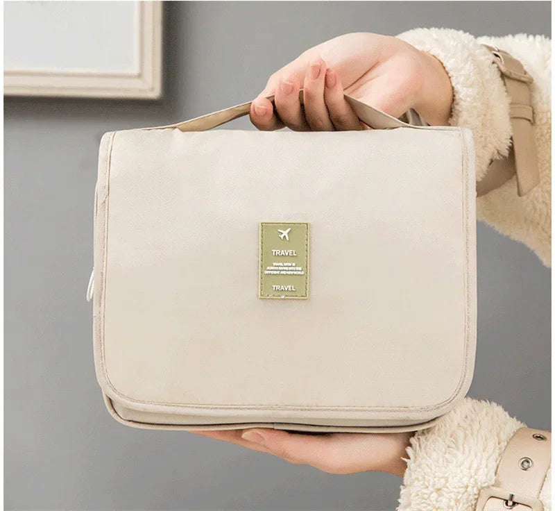 High Quality Women Makeup Bags Travel Cosmetic Bag Toiletries Organizer Waterproof Storage Neceser Hanging Bathroom Wash Bag.